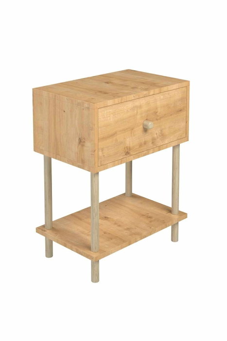 Hanah Home Mesita de noche Peka-0002 Sapphire Oak